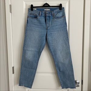 Levi’s Wedgie Raw Hem Jeans